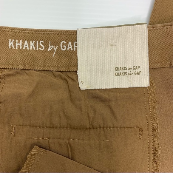 Gap Khakis Pants Size 4 Super Skinny Flat Front Zipper Leg Brown Stretch NWT - Picture 6 of 11